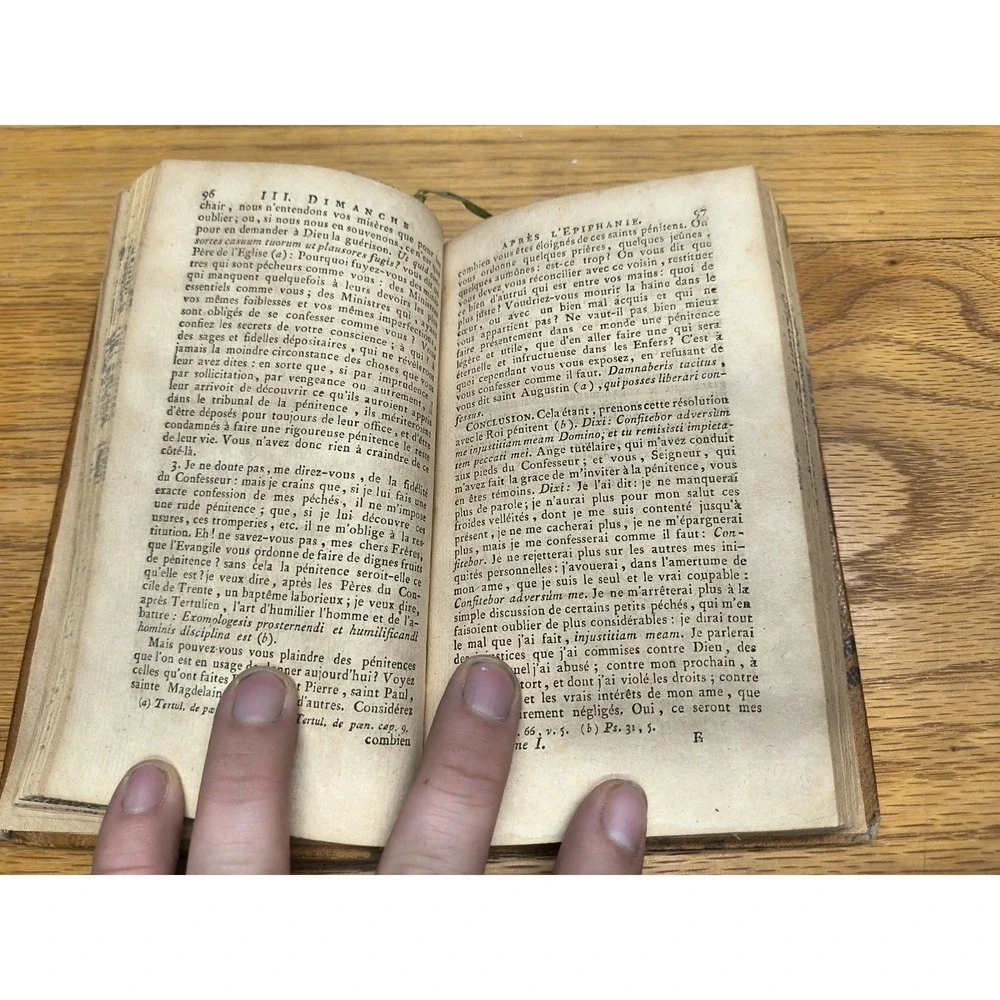 1804 Advocates for Every Sunday, Joseph Chevassu, FRENCH, Old Leather Binding‎